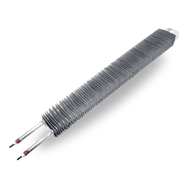 Resistência Tubular Aletada 1500w X 220v 400mm Comprimento